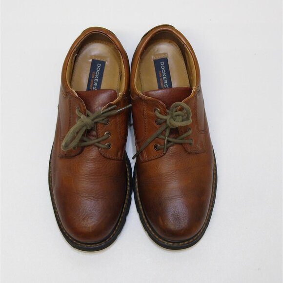 Dockers Shelter 90-3902 Pebbled Leather TPR Non-slip Outsole Men Size 10M Shoes - Picture 4 of 8